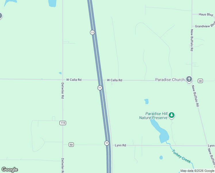 map of restaurants, bars, coffee shops, grocery stores, and more near 3765 West Calla Road in Canfield