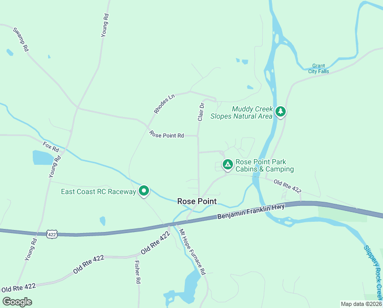 map of restaurants, bars, coffee shops, grocery stores, and more near 311 Rose Point Road in New Castle