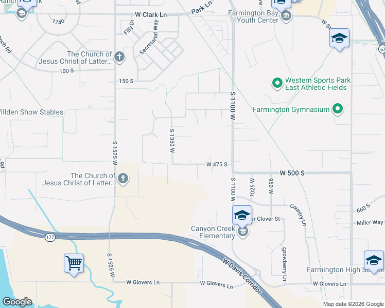 map of restaurants, bars, coffee shops, grocery stores, and more near 1271 Atrium Court in Farmington