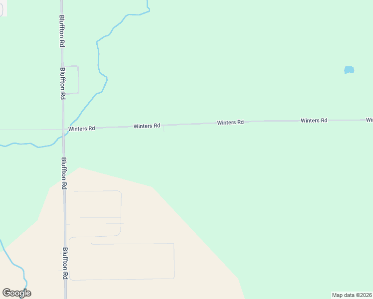 map of restaurants, bars, coffee shops, grocery stores, and more near 1637 Winters Road in Fort Wayne