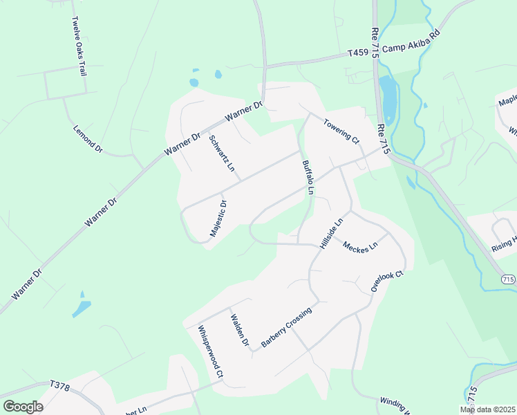 map of restaurants, bars, coffee shops, grocery stores, and more near 194 Woods Crossing in Saylorsburg