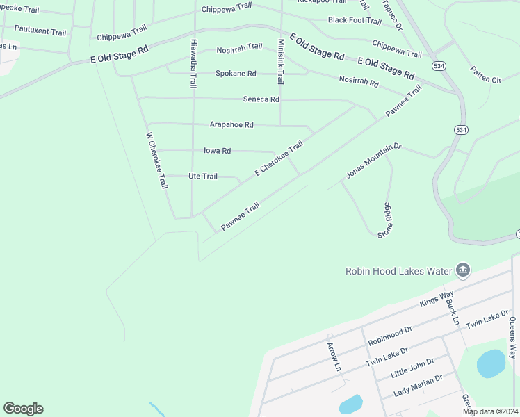 map of restaurants, bars, coffee shops, grocery stores, and more near 133 Pawnee Trail in Albrightsville