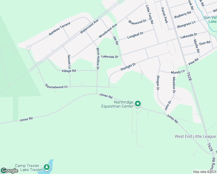 map of restaurants, bars, coffee shops, grocery stores, and more near 127 Starlight Dr in Effort