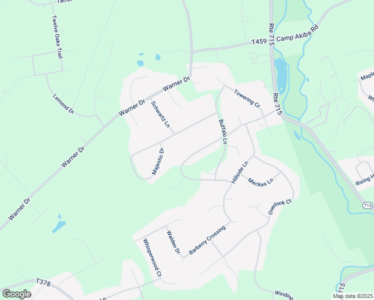 map of restaurants, bars, coffee shops, grocery stores, and more near 194 Woods Crossing in Saylorsburg
