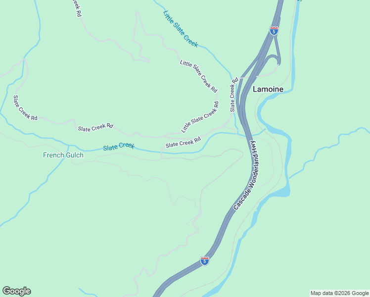 map of restaurants, bars, coffee shops, grocery stores, and more near 17031 Slate Creek Road in Lakehead