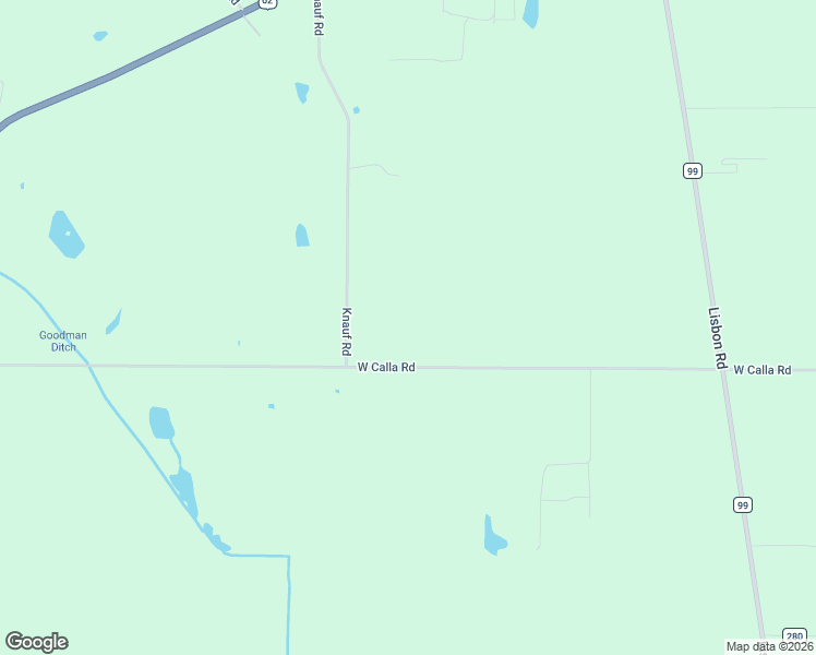 map of restaurants, bars, coffee shops, grocery stores, and more near 8360 West Calla Road in Canfield