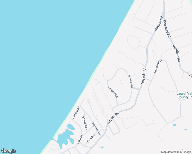 map of restaurants, bars, coffee shops, grocery stores, and more near 80 Whalebone Landing Road in Southampton