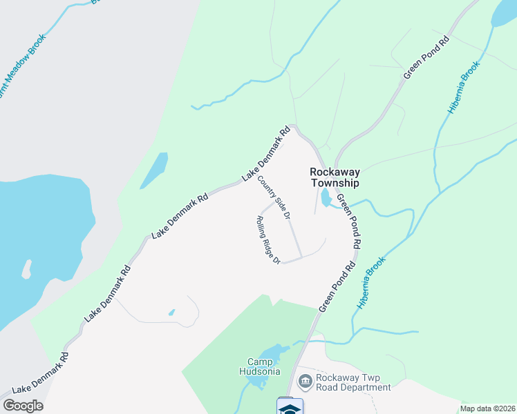 map of restaurants, bars, coffee shops, grocery stores, and more near 4 Rolling Ridge Drive in Rockaway Township