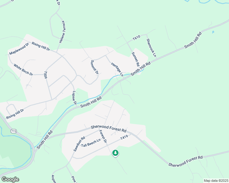 map of restaurants, bars, coffee shops, grocery stores, and more near 721 Smith Hill Road in Stroudsburg