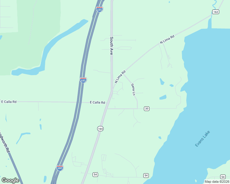 map of restaurants, bars, coffee shops, grocery stores, and more near 9883 South Avenue in Poland