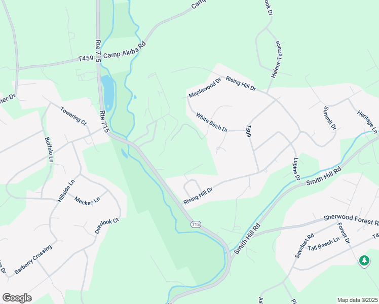 map of restaurants, bars, coffee shops, grocery stores, and more near 944 Pennsylvania 715 in Saylorsburg