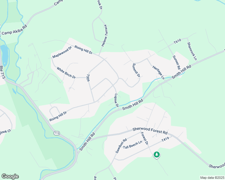 map of restaurants, bars, coffee shops, grocery stores, and more near 152 Lupine Drive in Saylorsburg