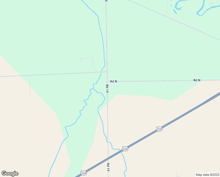 map of restaurants, bars, coffee shops, grocery stores, and more near 14121 Road 19 in Fort Jennings