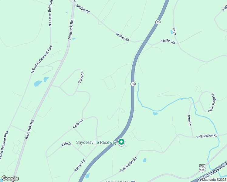 map of restaurants, bars, coffee shops, grocery stores, and more near 4008 Mountain Vista Road in Stroudsburg