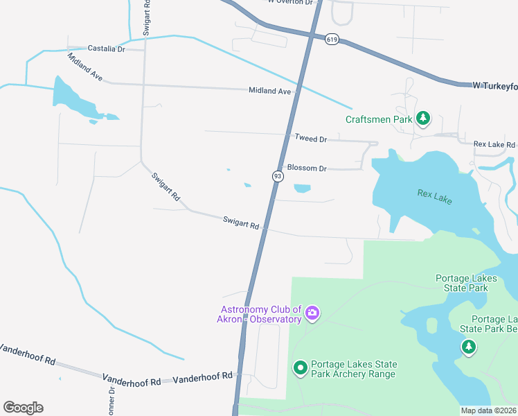 map of restaurants, bars, coffee shops, grocery stores, and more near 4686 Manchester Road in New Franklin