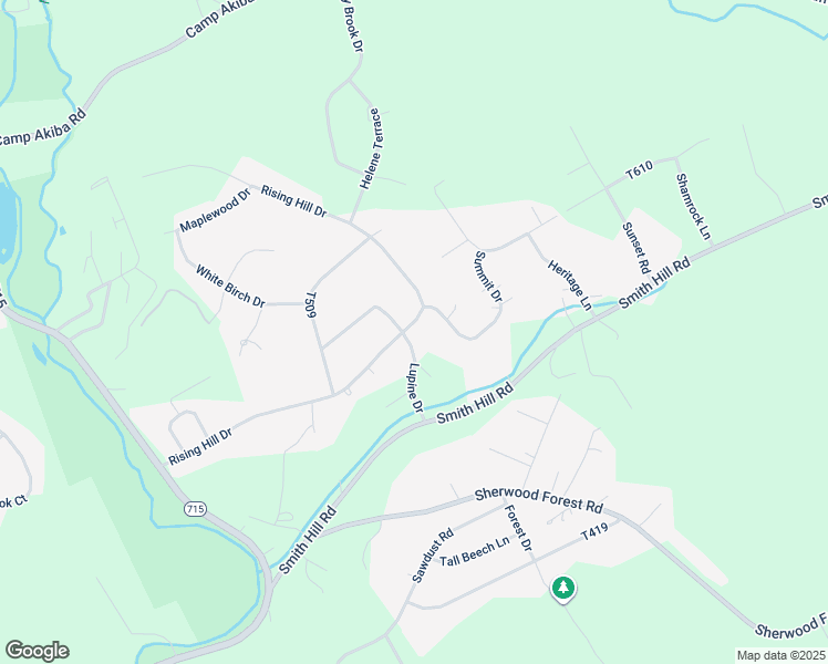 map of restaurants, bars, coffee shops, grocery stores, and more near 2630 Rising Hill Drive in Stroudsburg