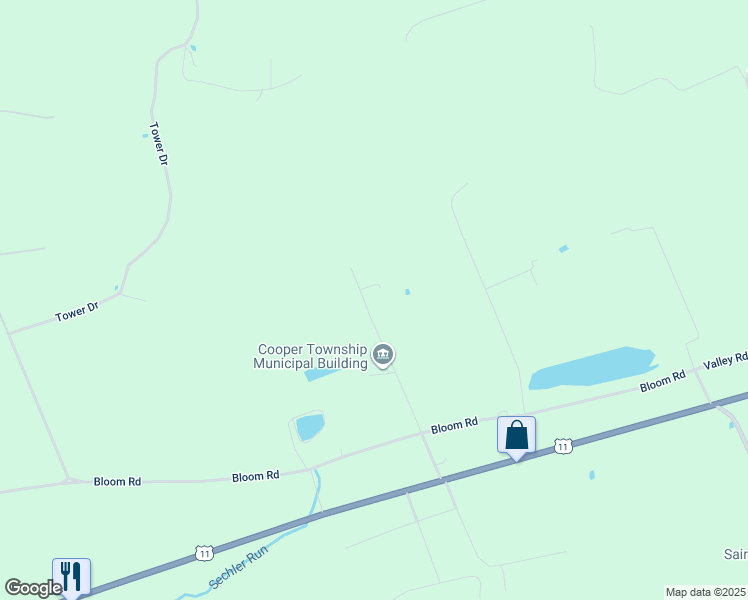 map of restaurants, bars, coffee shops, grocery stores, and more near 88 Steltz Road in Danville