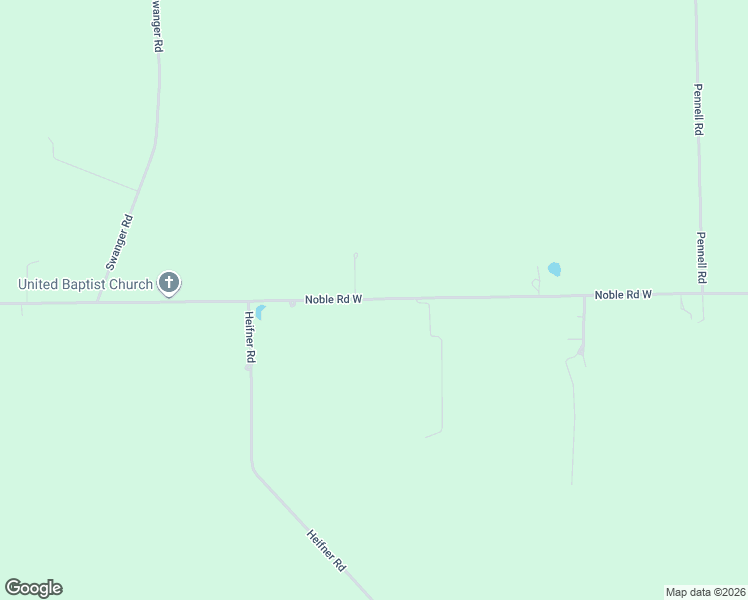 map of restaurants, bars, coffee shops, grocery stores, and more near 871 Noble Road West in Shiloh