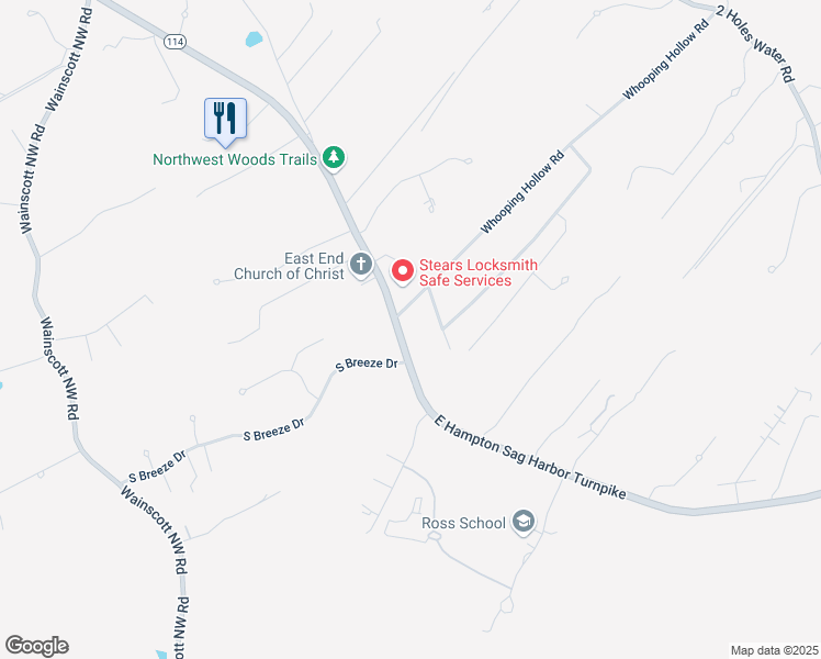 map of restaurants, bars, coffee shops, grocery stores, and more near 475 East Hampton Sag Harbor Turnpike in East Hampton