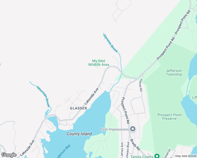 map of restaurants, bars, coffee shops, grocery stores, and more near 62 Northwood Road in Hopatcong