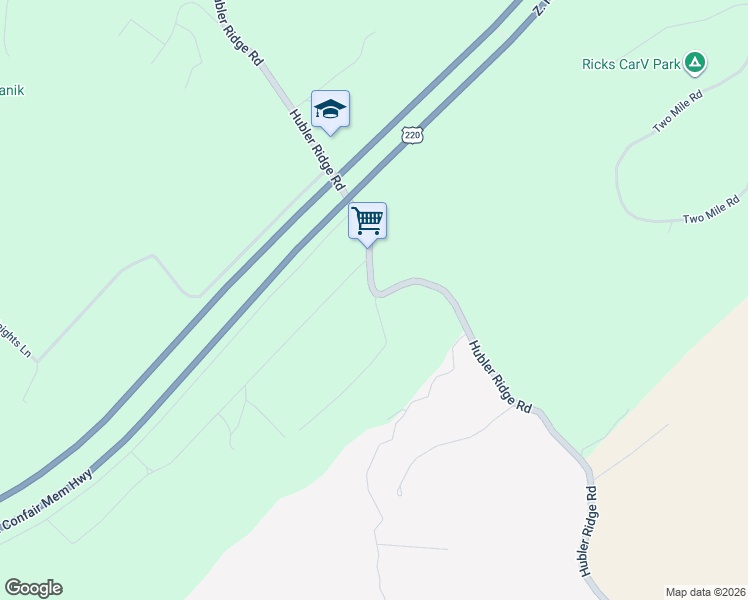 map of restaurants, bars, coffee shops, grocery stores, and more near 101-299 Sandy Ln in Bellefonte