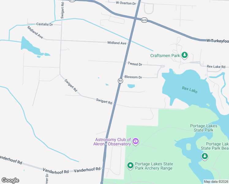 map of restaurants, bars, coffee shops, grocery stores, and more near 4686 Manchester Road in New Franklin