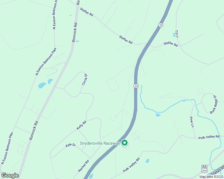 map of restaurants, bars, coffee shops, grocery stores, and more near 3919 Mountain Vista Road in Stroudsburg