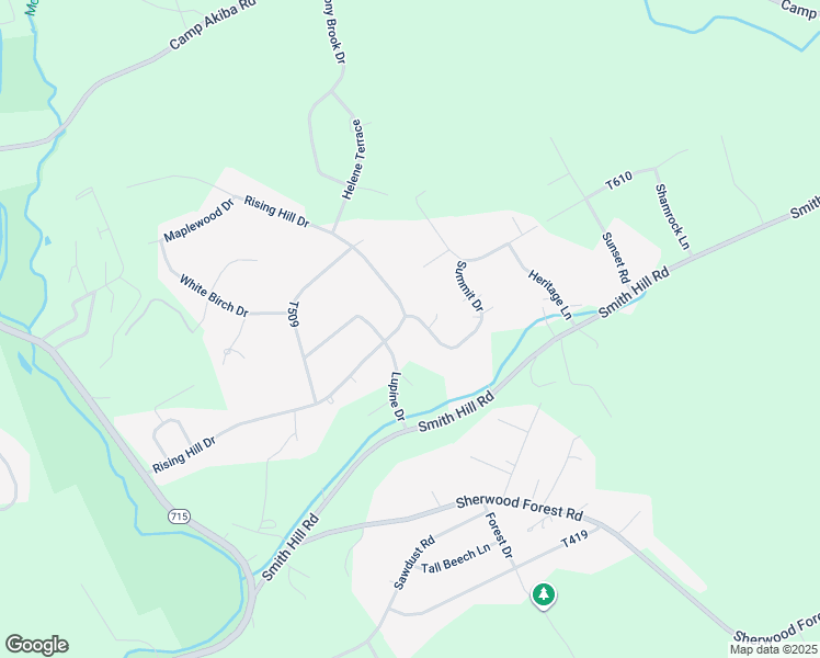 map of restaurants, bars, coffee shops, grocery stores, and more near 74 Summit Drive in Saylorsburg
