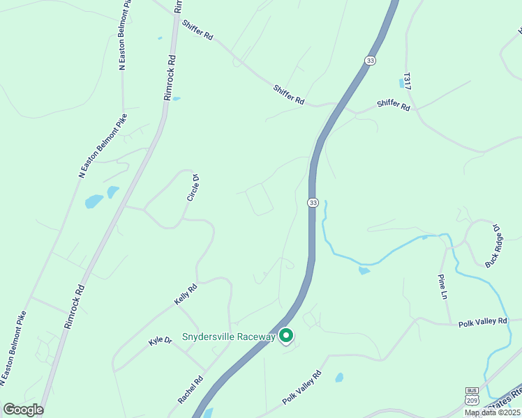 map of restaurants, bars, coffee shops, grocery stores, and more near 4003 Mountain Vista Road in Stroudsburg