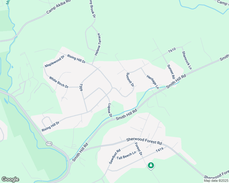 map of restaurants, bars, coffee shops, grocery stores, and more near 74 Summit Drive in Saylorsburg