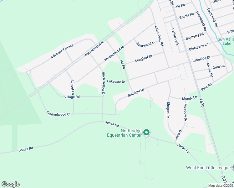 map of restaurants, bars, coffee shops, grocery stores, and more near 127 Starlight Dr in Effort