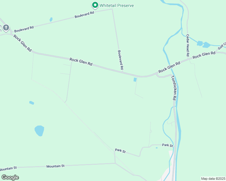 map of restaurants, bars, coffee shops, grocery stores, and more near Rock Glen Road in Bloomsburg