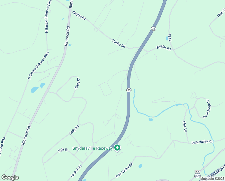 map of restaurants, bars, coffee shops, grocery stores, and more near 4024 Mountain Vista Road in Stroudsburg