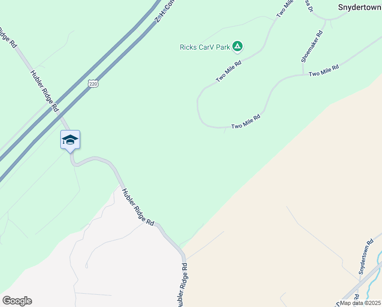 map of restaurants, bars, coffee shops, grocery stores, and more near 538 Two Mile Road in Howard