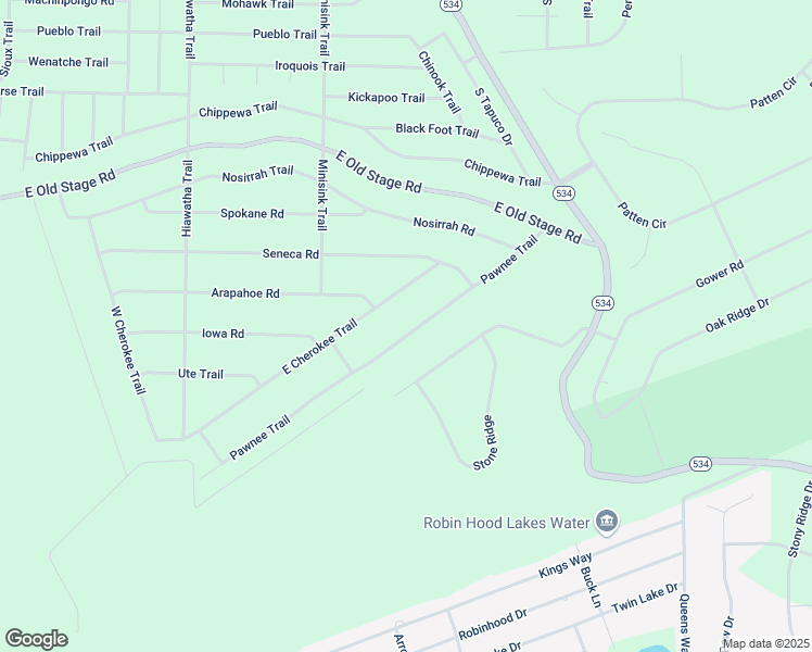 map of restaurants, bars, coffee shops, grocery stores, and more near 72 Pawnee Trail in Albrightsville