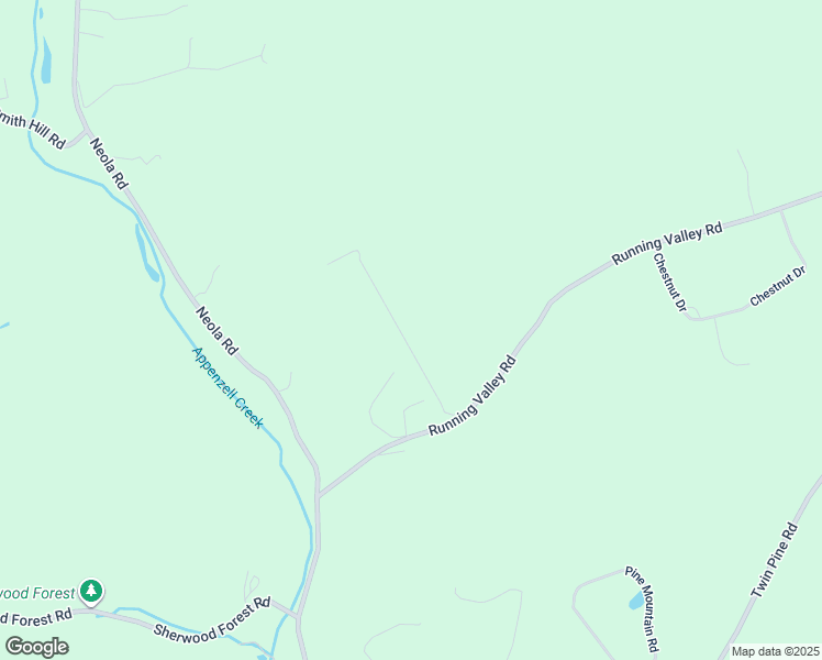 map of restaurants, bars, coffee shops, grocery stores, and more near 1544 Penn Forest Lane in Stroudsburg