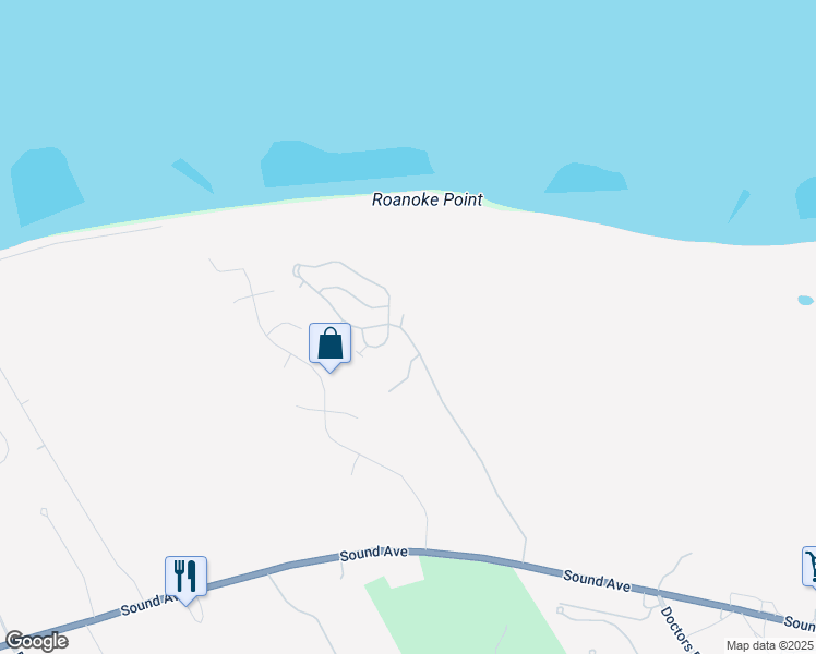 map of restaurants, bars, coffee shops, grocery stores, and more near 506 Willow Pond Drive in Riverhead
