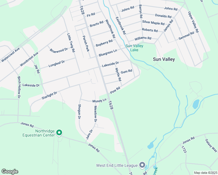 map of restaurants, bars, coffee shops, grocery stores, and more near 758 Toll Road in Effort