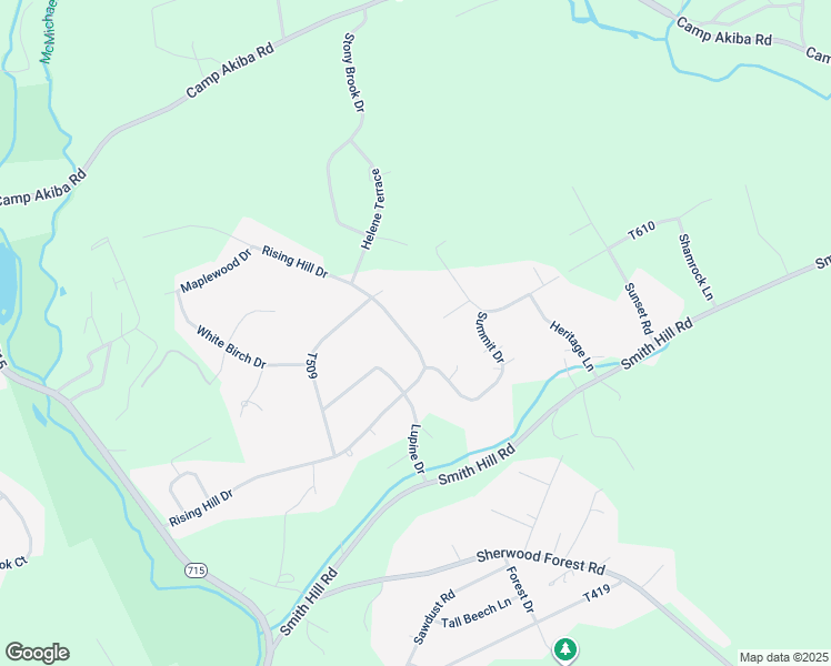 map of restaurants, bars, coffee shops, grocery stores, and more near 2656 Rising Hill Drive in Saylorsburg