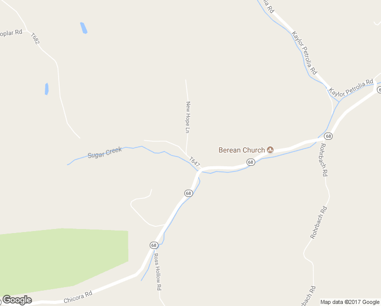 map of restaurants, bars, coffee shops, grocery stores, and more near 449 Butternut Road in Karns City