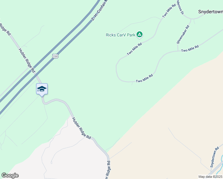 map of restaurants, bars, coffee shops, grocery stores, and more near 538 Two Mile Road in Howard