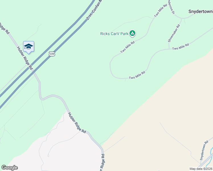 map of restaurants, bars, coffee shops, grocery stores, and more near 538 Two Mile Road in Howard