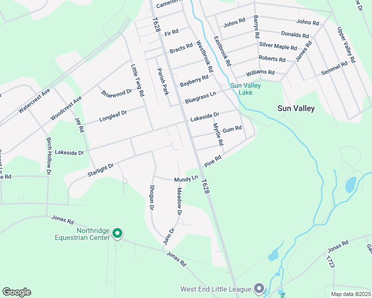 map of restaurants, bars, coffee shops, grocery stores, and more near 1225 Parish Park in Effort