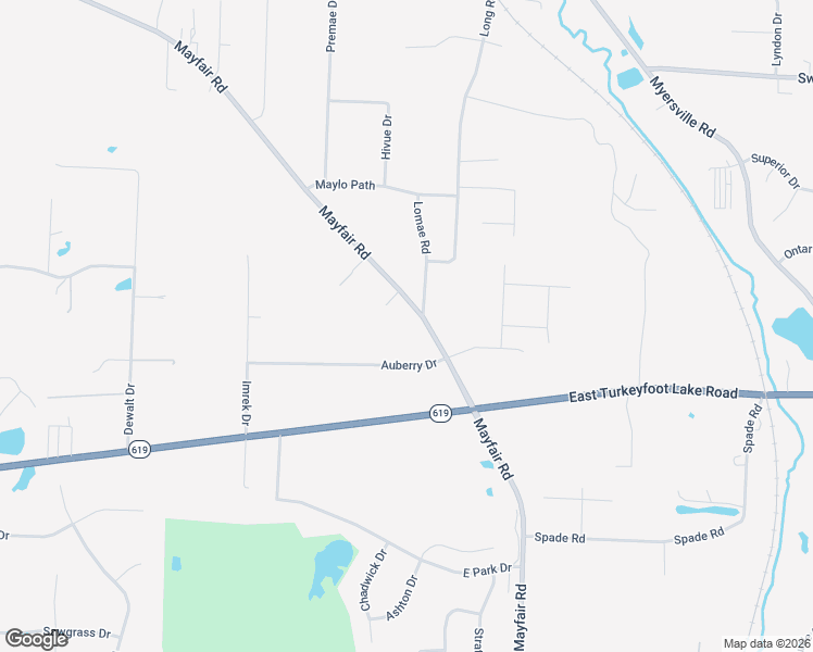 map of restaurants, bars, coffee shops, grocery stores, and more near 3290 Mayfair Road in Akron