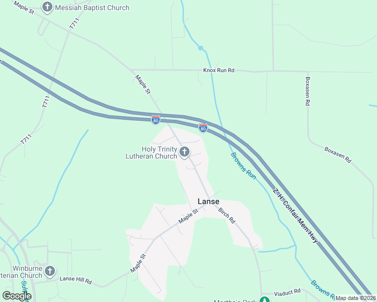 map of restaurants, bars, coffee shops, grocery stores, and more near 1186 Maple Street in Winburne