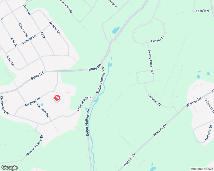 map of restaurants, bars, coffee shops, grocery stores, and more near 1355 Sugar Hollow Road in Saylorsburg