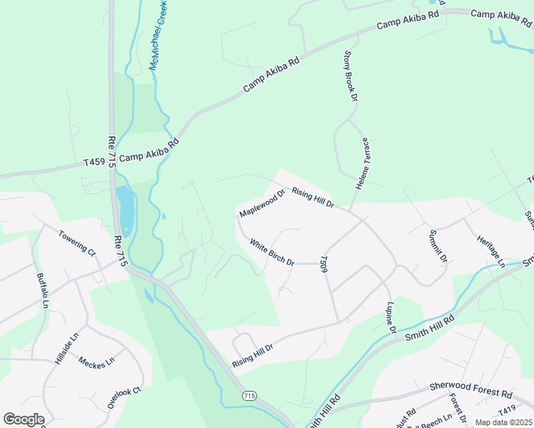 map of restaurants, bars, coffee shops, grocery stores, and more near 619 Maplewood Court in Stroudsburg