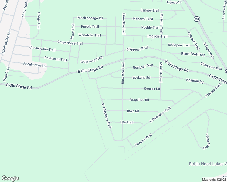 map of restaurants, bars, coffee shops, grocery stores, and more near 2288 Seneca Road in Albrightsville