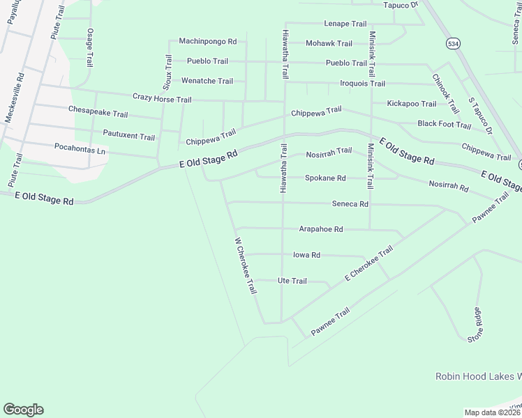 map of restaurants, bars, coffee shops, grocery stores, and more near 2288 Seneca Road in Albrightsville