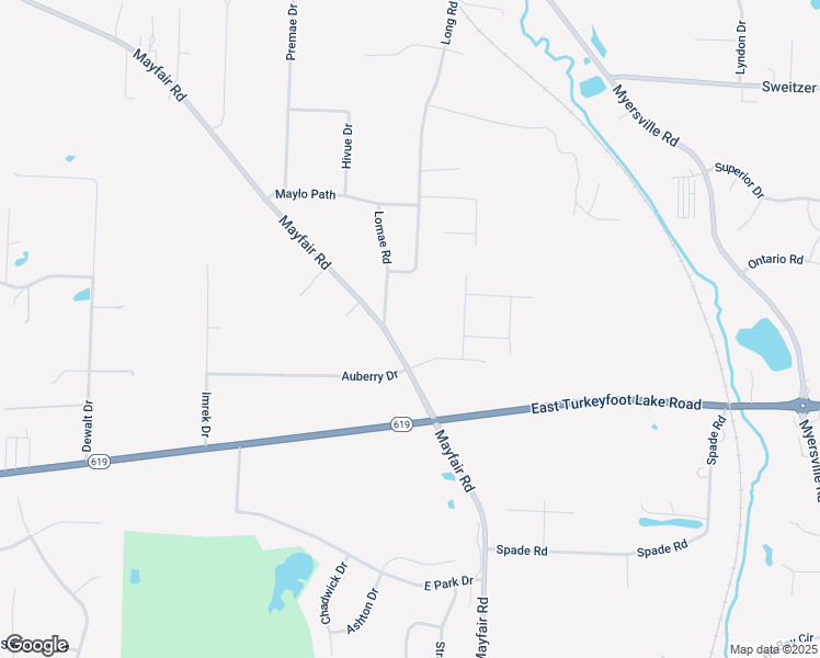 map of restaurants, bars, coffee shops, grocery stores, and more near 3315 Mayfair Rd in Akron